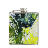 Polychromosoom #12 van Michael Moffa Heupfles (Voorkant)