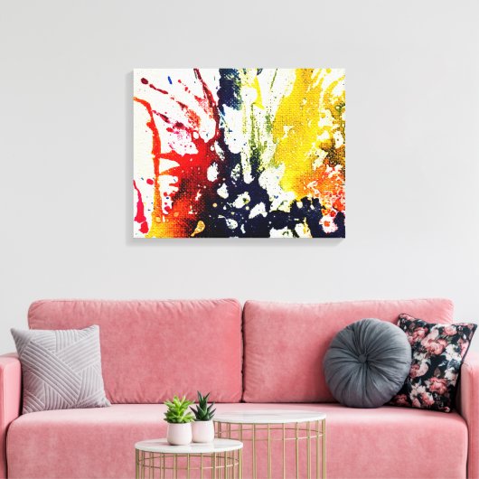 Polychromosoom #13B door Michael Moffa Canvas Afdruk (Insitu (Woonkamer))