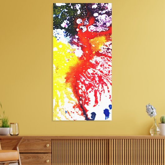 Polychromosoom #13C door Michael Moffa Canvas Afdruk (Insitu (Woonkamer))