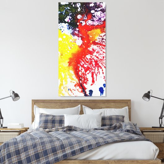 Polychromosoom #13C door Michael Moffa Canvas Afdruk (Insitu (Slaapkamer))