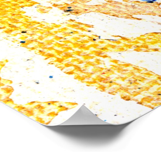 Polychromosoom #13C door Michael Moffa Poster (Hoek)