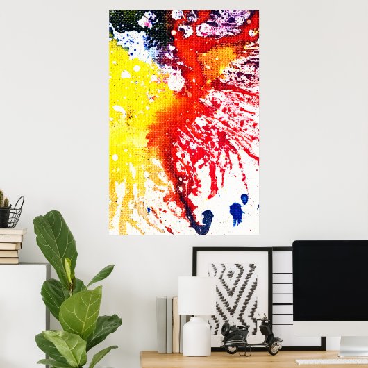 Polychromosoom #13C door Michael Moffa Poster (Thuiskantoor)