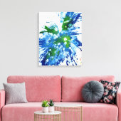 Polychromosoom #14 van Michael Moffa Canvas Afdruk (Insitu (Woonkamer))