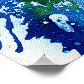 Polychromosoom #14 van Michael Moffa Poster (Hoek)