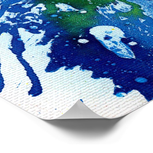 Polychromosoom #14 van Michael Moffa Poster (Hoek)