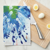 Polychromosoom #14 van Michael Moffa Theedoek (Quarter Fold)