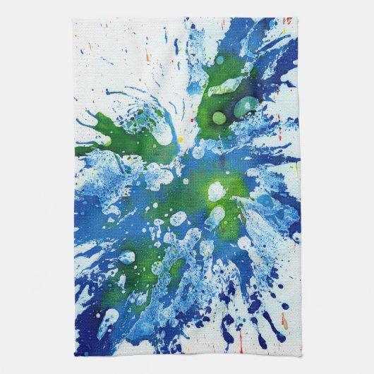 Polychromosoom #14 van Michael Moffa Theedoek (Verticaal)