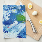 Polychromosoom #14B door Michael Moffa Theedoek (Quarter Fold)