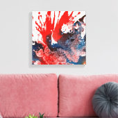 Polychromosoom #15A door Michael Moffa Canvas Afdruk (Insitu (Woonkamer))