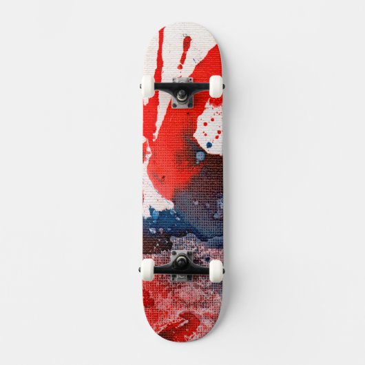 Polychromosoom #15A door Michael Moffa Persoonlijk Skateboard (Voorkant)