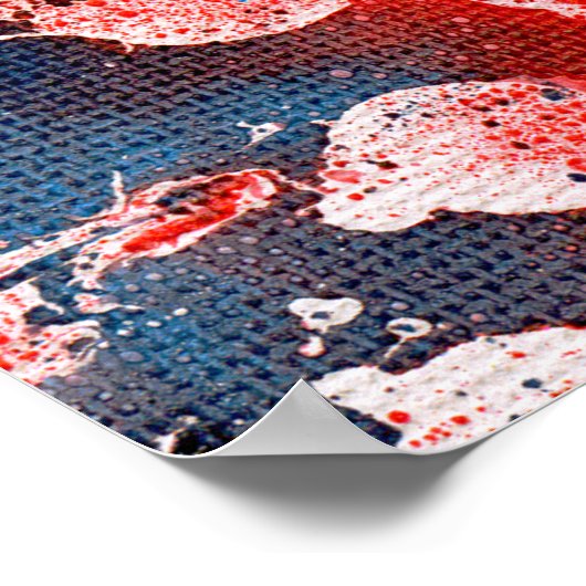 Polychromosoom #15A door Michael Moffa Poster (Hoek)