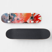 Polychromosoom #15B door Michael Moffa Persoonlijk Skateboard (Horizontaal)