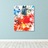 Polychromosoom #16 van Michael Moffa Canvas Afdruk (Insitu (Houten vloer))