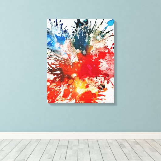 Polychromosoom #16 van Michael Moffa Canvas Afdruk (Insitu (Houten vloer))