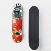 Polychromosoom #16 van Michael Moffa Persoonlijk Skateboard (Voorkant)