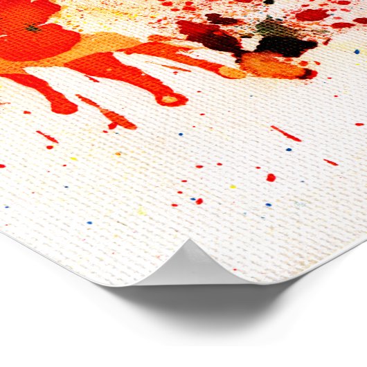 Polychromosoom #16 van Michael Moffa Poster (Hoek)