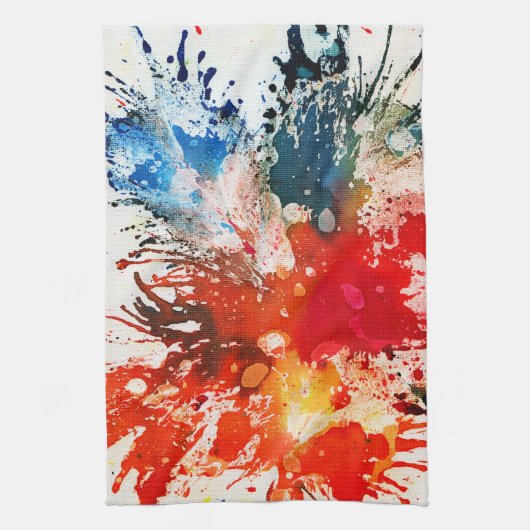 Polychromosoom #16 van Michael Moffa Theedoek (Verticaal)