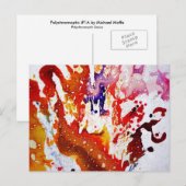 Polychromosoom #1A door Michael Moffa Briefkaart (Voorkant / Achterkant)