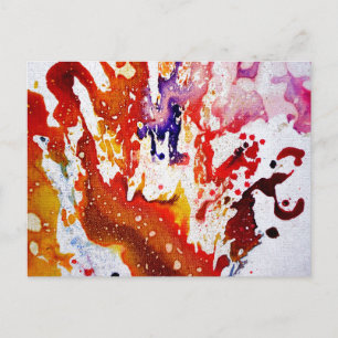 Polychromosoom #1A door Michael Moffa Briefkaart