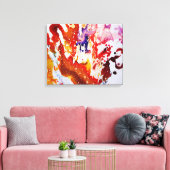 Polychromosoom #1A door Michael Moffa Canvas Afdruk (Insitu (Woonkamer))