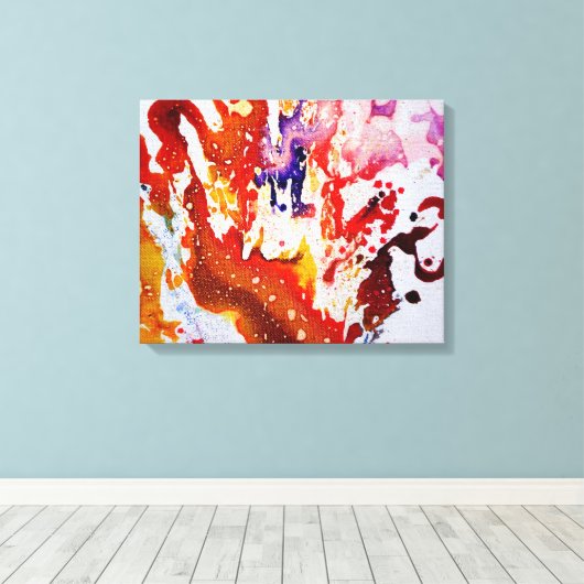 Polychromosoom #1A door Michael Moffa Canvas Afdruk (Insitu (Houten vloer))