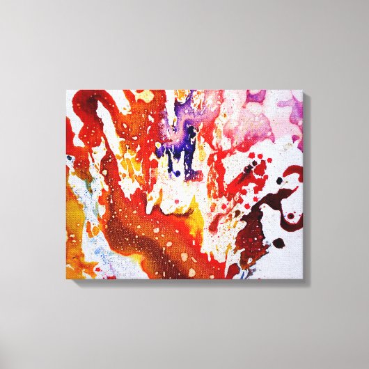 Polychromosoom #1A door Michael Moffa Canvas Afdruk (Voorkant)