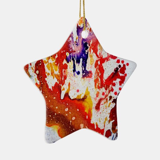 Polychromosoom #1A door Michael Moffa Keramisch Ornament (Rechts)