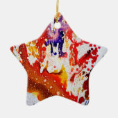 Polychromosoom #1A door Michael Moffa Keramisch Ornament (Voorkant)