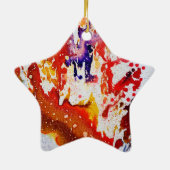 Polychromosoom #1A door Michael Moffa Keramisch Ornament (Achterkant)