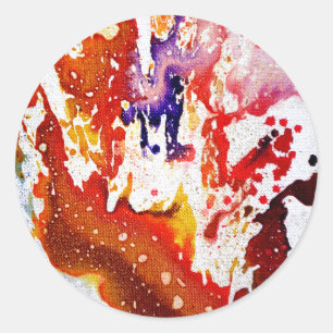 Polychromosoom #1A door Michael Moffa Ronde Sticker