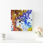 Polychromosoom #1B door Michael Moffa Vierkante Klok (Huis)