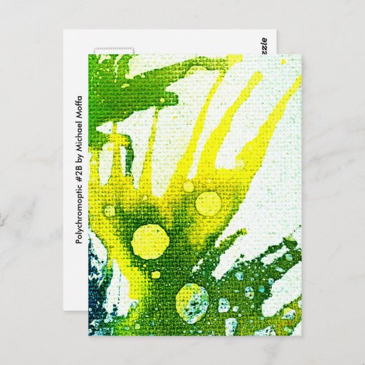 Polychromosoom #2B door Michael Moffa Briefkaart (Voorkant / Achterkant)