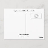 Polychromosoom #2B door Michael Moffa Briefkaart (Achterkant)