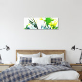 Polychromosoom #2B door Michael Moffa Canvas Afdruk (Insitu (Slaapkamer))