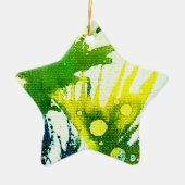 Polychromosoom #2B door Michael Moffa Keramisch Ornament (Voorkant)