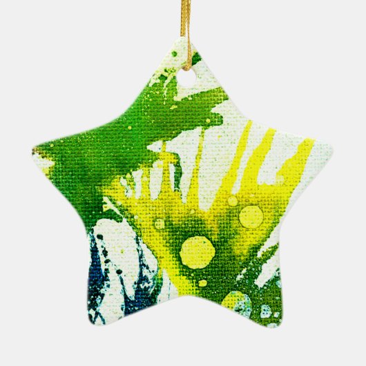 Polychromosoom #2B door Michael Moffa Keramisch Ornament (Achterkant)