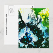 Polychromosoom #2C door Michael Moffa Briefkaart (Voorkant / Achterkant)