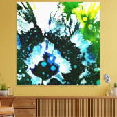 Polychromosoom #2C door Michael Moffa Canvas Afdruk (Insitu (Woonkamer))