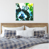 Polychromosoom #2C door Michael Moffa Canvas Afdruk (Insitu (Slaapkamer))