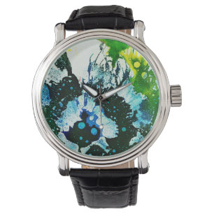 Polychromosoom #2C door Michael Moffa Horloge