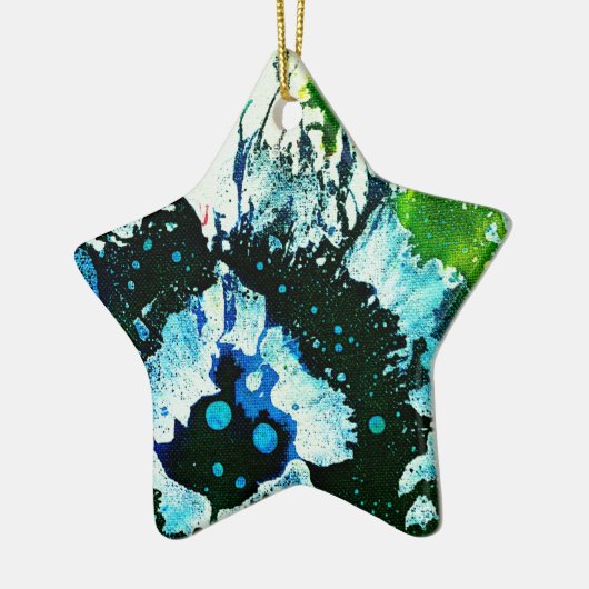 Polychromosoom #2C door Michael Moffa Keramisch Ornament (Links)