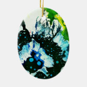 Polychromosoom #2C door Michael Moffa Keramisch Ornament (Achterkant)