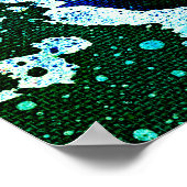 Polychromosoom #2C door Michael Moffa Poster (Hoek)