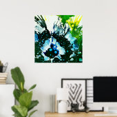 Polychromosoom #2C door Michael Moffa Poster (Thuiskantoor)