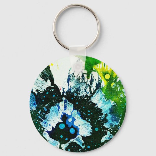 Polychromosoom #2C door Michael Moffa Sleutelhanger (Voorkant)