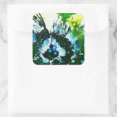 Polychromosoom #2C door Michael Moffa Vierkante Sticker (Tas)