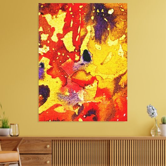 Polychromosoom #3 van Michael Moffa Canvas Afdruk (Insitu (Woonkamer))