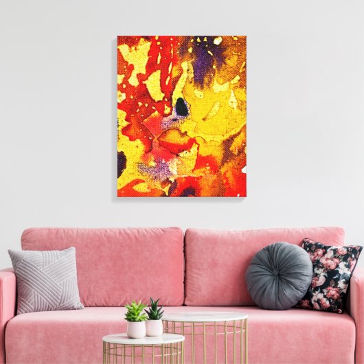 Polychromosoom #3 van Michael Moffa Canvas Afdruk (Insitu (Woonkamer))