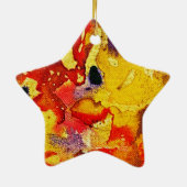 Polychromosoom #3 van Michael Moffa Keramisch Ornament (Achterkant)