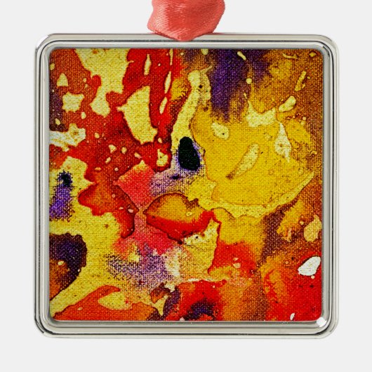 Polychromosoom #3 van Michael Moffa Metalen Ornament (Voorkant)